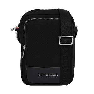 Bolsa Tranversal Tommy Hilfiger Mini Reporter Business Preto