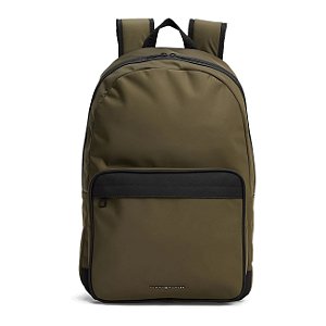 Mochila Tommy Hilfiger Metal Double Zip 14 Litros Verde