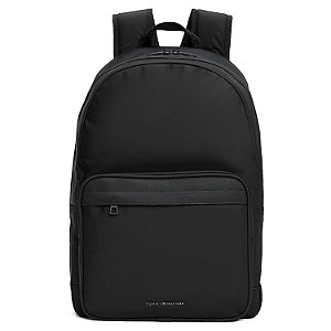 Mochila Tommy Hilfiger Metal Double Zip 14 Litros Preto