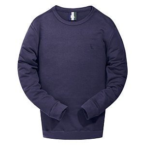 Moletom Suéter Reserva Basico New Masculino Azul Marinho