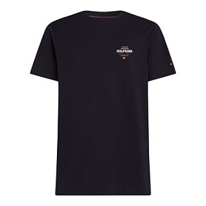 Camiseta Tommy Hilfiger Monotype All American Tee Marinho