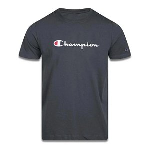 Camiseta Manga Curta Champion Malhão Mc Logo Peppercorn