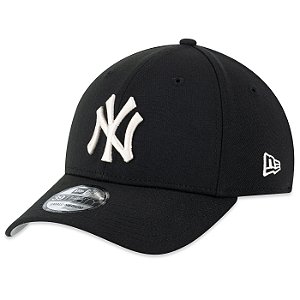 Boné New Era 3930 New York Yankees MLB Black Stone