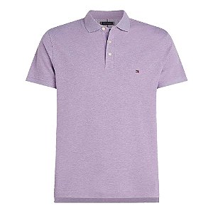 Camiseta Gola Polo Tommy Hilfiger Im 1985 Slim Roxo