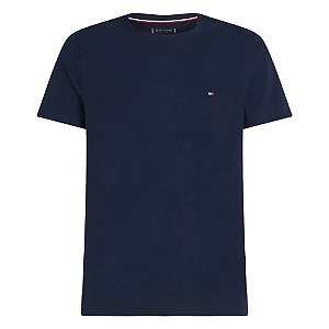 Camiseta Tommy Hilfiger Stretch Slim Fit Masculina Azul