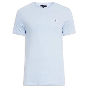 Camiseta Tommy Hilfiger Wcc Essential Cotton Tee Azul Claro