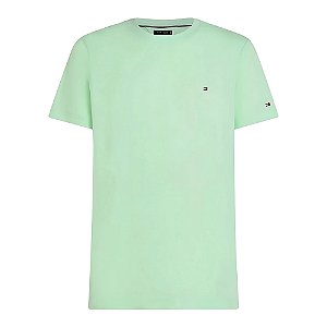 Camiseta Tommy Hilfiger Wcc Essential Cotton Tee Verde Claro