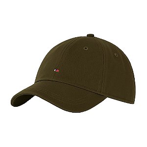Boné Tommy Hilfiger Essential Flag Cap Verde Oliva