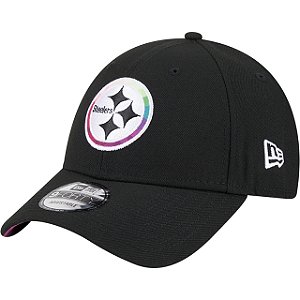 Boné New Era 940 Pittsburgh Steelers Crucial Catch Preto