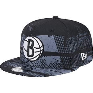 Boné New Era NBA 950 Brooklyn Nets Tip-Off 24 Aba Reta Preto