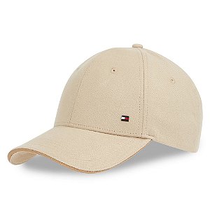 Boné Tommy Hilfiger Th Corp Flannel 6 Panel Caqui