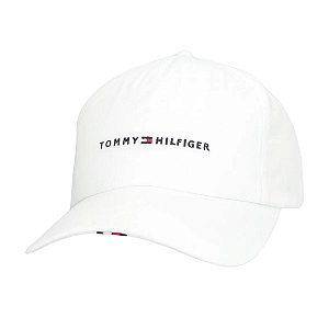 Boné Tommy Hilfiger Th Foundation Soft 6 Panel Branco