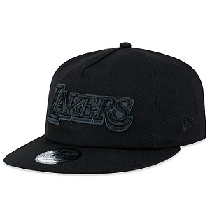 Boné New Era The Golfer Los Angeles Lakers Back to Black