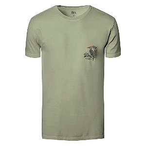 Camiseta Reserva Estampa Pica Pau Real Masculina Verde Oliva