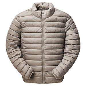 Jaqueta Puffer Reserva Downtown Maculina Cinza Militar