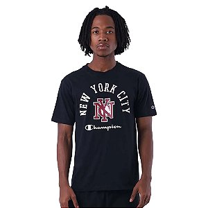 Camiseta Manga Curta Champion New York City Preto