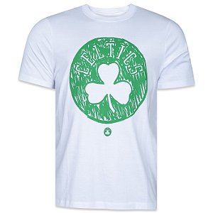 Camiseta New Era Boston Celtics Core Branco