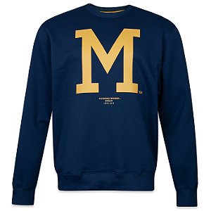 Moletom Gola Careca New Era Milwaukee Brewers Fanpage