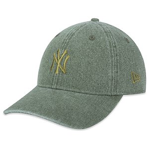 Boné New Era 920 New York Yankees MLB Denim Jeans Verde