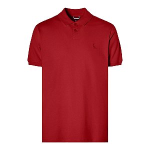 Camisa Polo Reserva Piquet Algodão PIMA Masculina Bordô