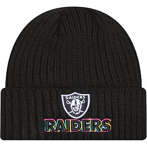 Gorro New Era Las Vegas Raiders NFL Crucial Catch Preto