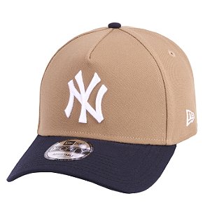 Boné New Era 940 A-Frame New York Yankees MLB Khaki