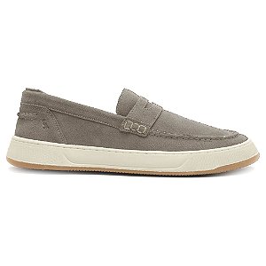 Tênis Mocassim Masculino Reserva Capri Casual Cinza Claro