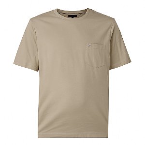 Camiseta Tommy Hilfiger Essential Pocket Tee Caqui