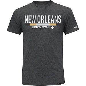 Camiseta First Down New Orleans Futebol Americano
