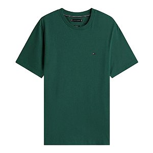 Camiseta Tommy Hilfiger Ess Seasonal Reg Fit Solid Tee Verde