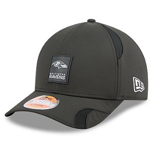 Boné New Era 940MC Nfl25 Sideline Baltimore Ravens Preto