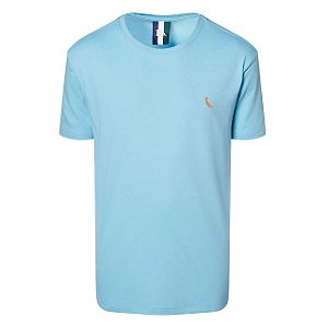 Camiseta Reserva Regular Vento Masculino Azul Claro