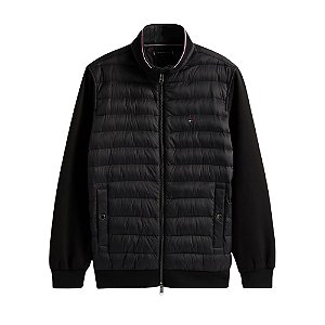 Jaqueta Tommy Hilfiger Puffer Mix Media Ess Rwb Preto
