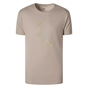 Camiseta Reserva Pica Pau Distortion Lines Masculino Kaki