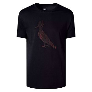 Camiseta Reserva Slim Pica Pau Pelicula Masculino Preto