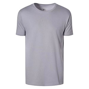 Camiseta Reserva Slim Estampada Rsv Cutted Masculino Cinza