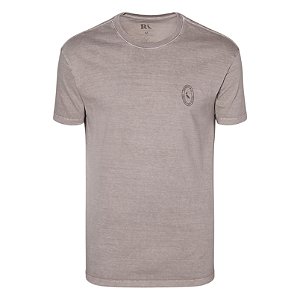 Camiseta Reserva Carimbo Peito Masculino Cinza Lua