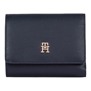 Carteira Tommy Hilfiger Icon Trifold Feminino Azul Marinho