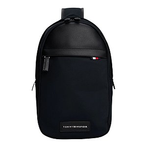 Mochila Tommy Hilfiger Nylon Sling Pack 5 Litros Preto