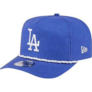 Boné New Era Golfer Los Angeles Dodgers Pearl Rope Azul