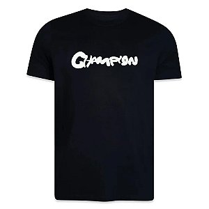 Camiseta Champion Malhão Paint Preto Masculino