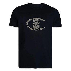 Camiseta Champion Malhão C Logo Paint Preto Masculino