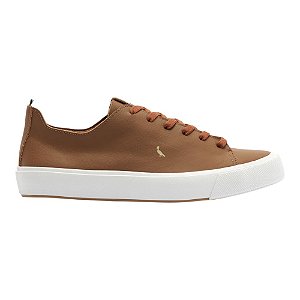 Tênis Reserva Basic Leather Clean Masculino Marrom