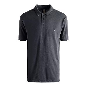 Camisa Polo Reserva Regular Piquet New Basic Cinza Escuro