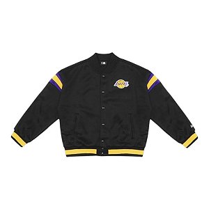 Jaqueta Bomber New Era Los Angeles Lakers Panel Masculino