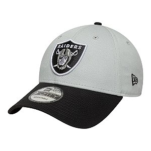 Boné New Era Side Patch 940 Las Vegas Raiders Cinza