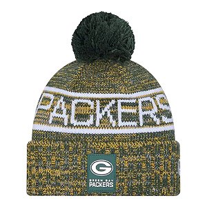 Gorro New Era Sport Knit Green Bay Packers Sideline Verde