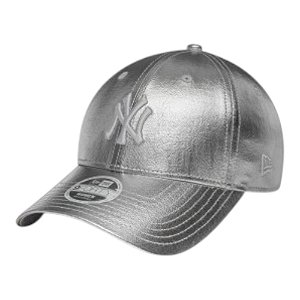 Boné New Era Metallic 940 New York Yankees Cinza Feminino