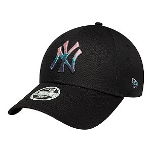 Boné New Era 940 Metallic New York Yankees Preto