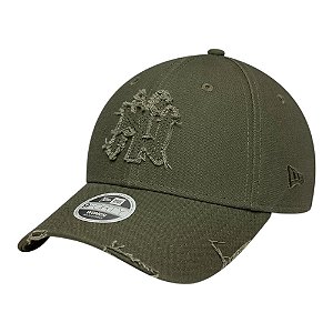 Boné New Era 940 New York Yankees Distressed Verde Feminino